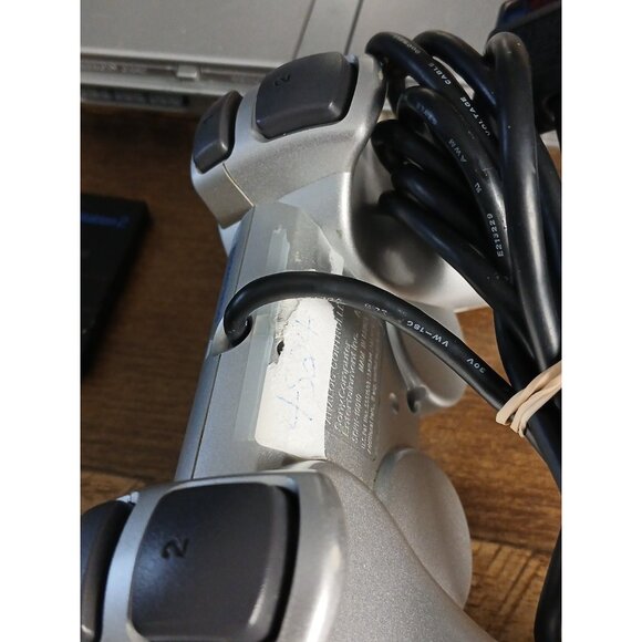 Sony PS2 Slim SCPH-79001 Silver Console Bundle Controller Cables Tested - Picture 4 of 16